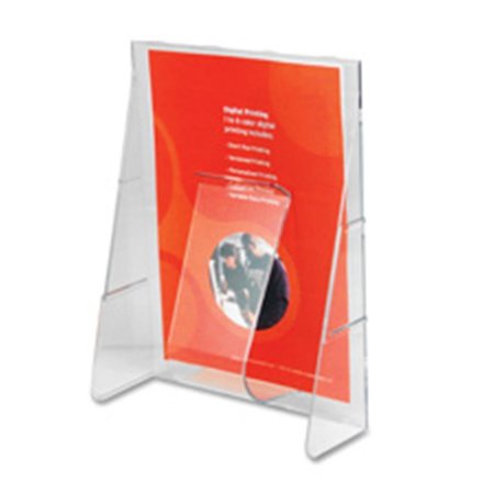 DEFLECTO Literature Rack- Magz Size- 1 Pkt- 9-.13in.x2-.75in.x11-.75in.- CL DE463217